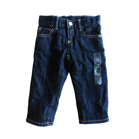 NWT Gap Fleece Lined Denim Defendo Jeans 12-18 Months - Picture 11 of 11